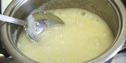 Шаг 4: манной каши на воде