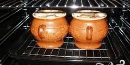 Шаг 3: молочной каши в горшочке