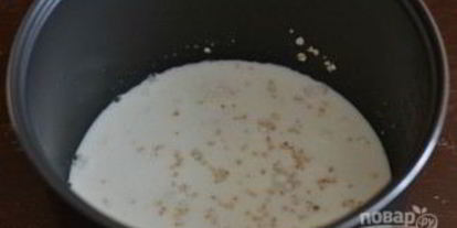 Шаг 2: молочной каши в мультиварке