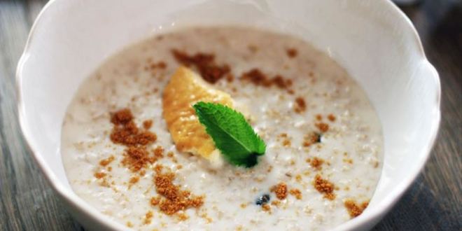 Рецепт овсяной каши с крем-брюле