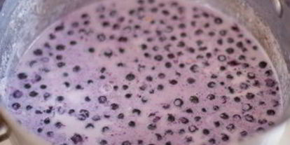 Шаг 1: черничной овсяной каши