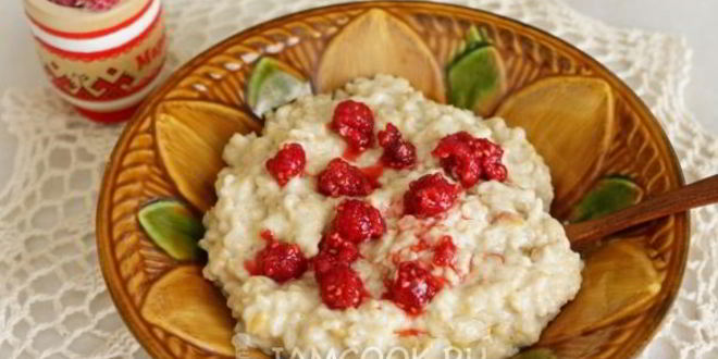 Рецепт карамельной овсяной каши