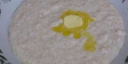 Шаг 4: овсяной каши на молоке