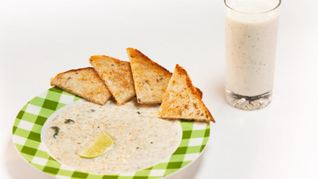 Рецепт Овсяной каши на мятном молоке