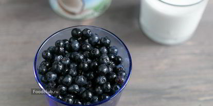 Шаг 2: овсяной каши с черникой