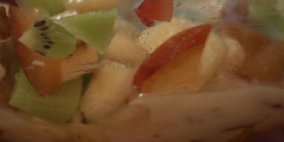 Шаг 1: овсяной каши с фруктовым салатом