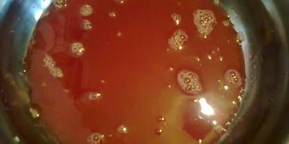 Шаг 1: овсяной каши с гранатовым соком