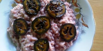 Шаг 5: овсяной каши с гранатовым соком