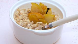 Рецепт Овсяной каши с карамельными яблоками