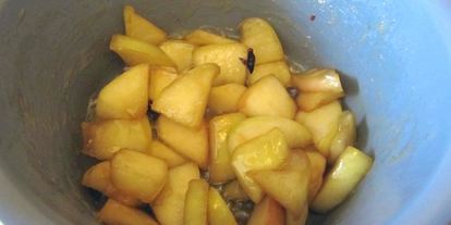 Шаг 1: овсяной каши с карамельными яблоками