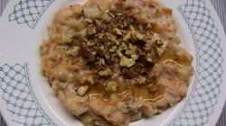 Рецепт Овсяной каши с морковью, изюмом и грецким орехом