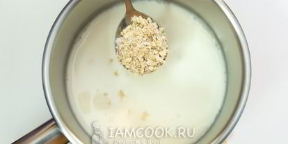 Шаг 3: овсяной каши со сгущенкой