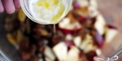 Шаг 4: овсянки с яблоками