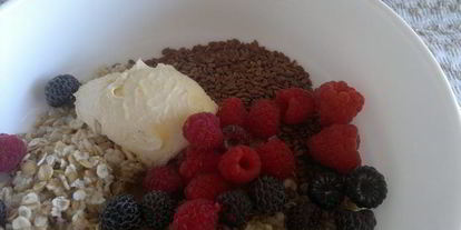 Шаг 6: овсянки с ягодами