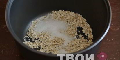 Шаг 1: овсянки в мультиварке