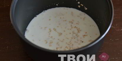 Шаг 2: овсянки в мультиварке