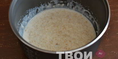 Шаг 3: овсянки в мультиварке