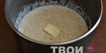 Шаг 4: овсянки в мультиварке