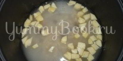 Шаг 3: постной овсяной каши с изюмом и яблоками из мультиварки