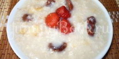 Шаг 5: постной овсяной каши с изюмом и яблоками из мультиварки