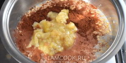 Шаг 5: шоколадной овсяной каши с бананом
