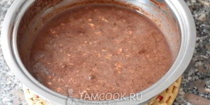 Шаг 6: шоколадной овсяной каши с бананом