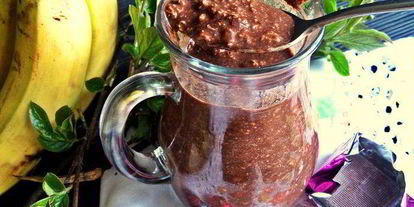 Шаг 9: завтрака шоколадная овсянка