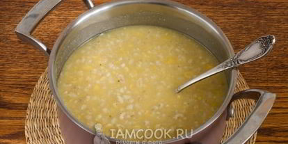 Шаг 3: гороховой каши с перловкой и сыром