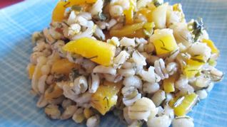 Рецепт Перловой каши с тыквой и чесноком