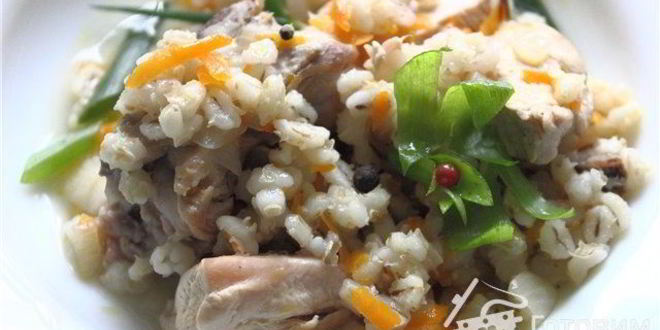 Рецепт перловой каши в казане