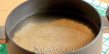 Шаг 6: перловки с грибами и луком