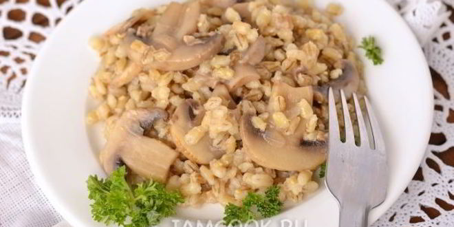 Рецепт Перловки с грибами в мультиварке