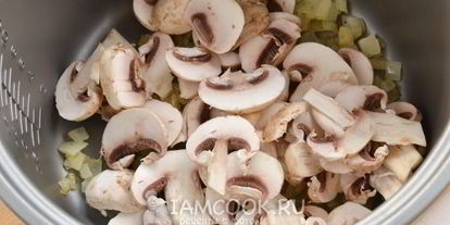 Шаг 7: перловки с грибами в мультиварке