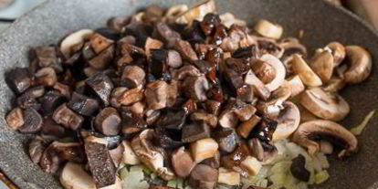 Шаг 8: перловки с грибами