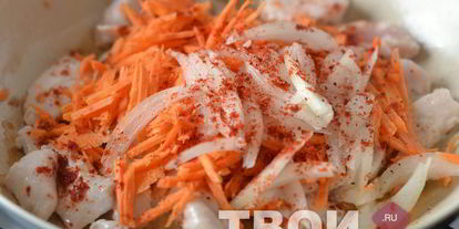 Шаг 2: перловки с курицей