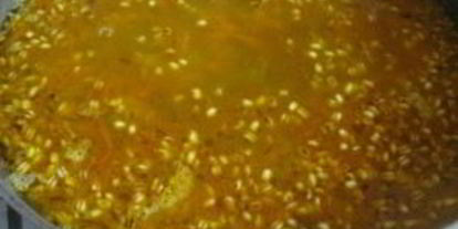 Шаг 2: перловки с овощами