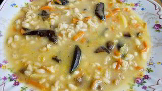 Рецепт Перловки с сушеными грибами