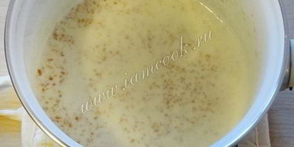 Шаг 5: пшеничной каши на молоке