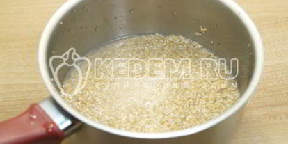Шаг 1: пшеничной каши на воде полтавская