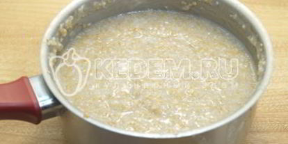 Шаг 2: пшеничной каши на воде полтавская