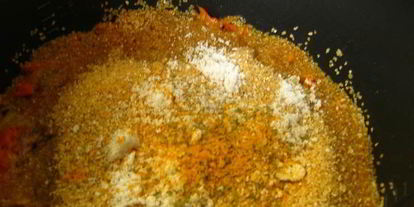 Шаг 2: пшеничной каши с тушеной свининой