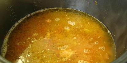 Шаг 3: пшеничной каши с тушеной свининой