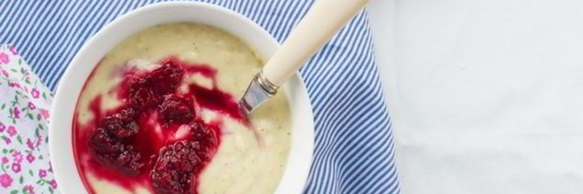 Рецепт Пшенной каши с малиновым муссом