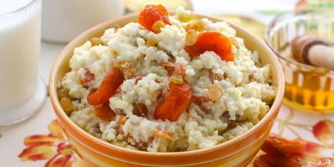 Рецепт постной пшенной каши с сухофруктами