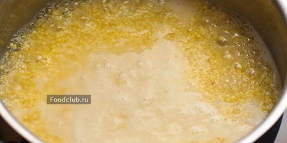 Шаг 3: пшенной каши на воде