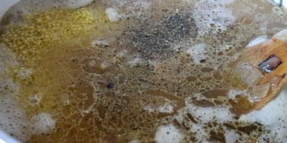 Шаг 2: пшенной каши с курицей