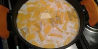 Шаг 1: пшенной каши с тыквой и изюмом