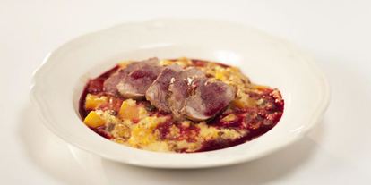 Шаг 3: пшенной каши с тыквой и утиной грудкой