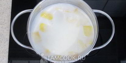 Шаг 5: пшенной каши с тыквой на молоке