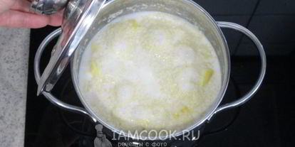 Шаг 6: пшенной каши с тыквой на молоке